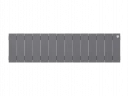 Биметаллический радиатор отопления Royal Thermo PianoForte 200 14 секций Silver Satin