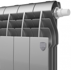 Биметаллический радиатор Royal Thermo BiLiner 350 /Silver Satin VR - 8 секц.