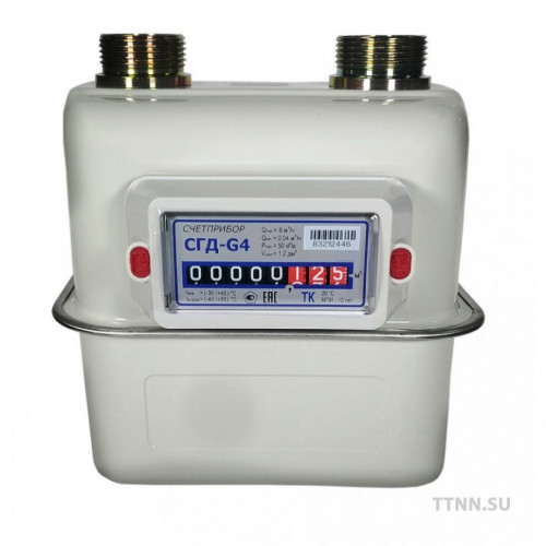 Счетчик газа Счетприбор СГД-G4 ТК левый 1 1/4", 110 мм