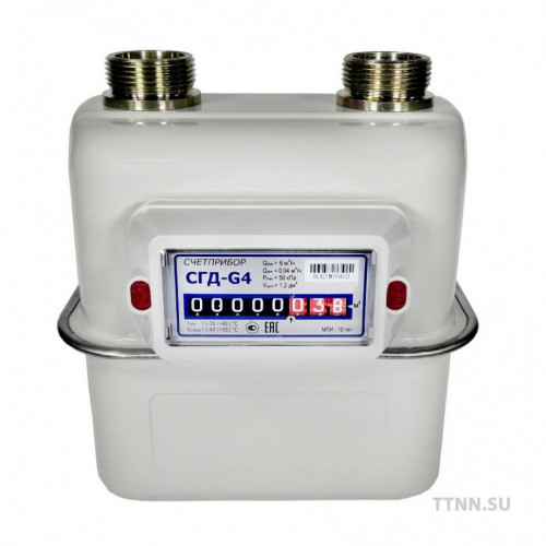 Счетчик газа Счетприбор СГД-G4 Правый 110 мм, 1 1/4