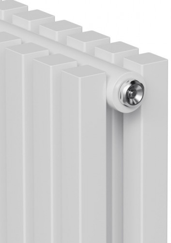 Стальной трубчатый радиатор 2-колончатый Royal Thermo Shift Q30 C2030 - 14 секц. RAL9016, боковое 1/2