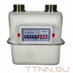 Уличный счетчик газа СГД G4-ТК Счетприбор Левый 110 мм, 1 1/4" с термокорректором