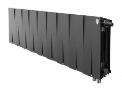 Биметаллический радиатор отопления Royal Thermo PianoForte 300 18 секций Noir Sable VDR