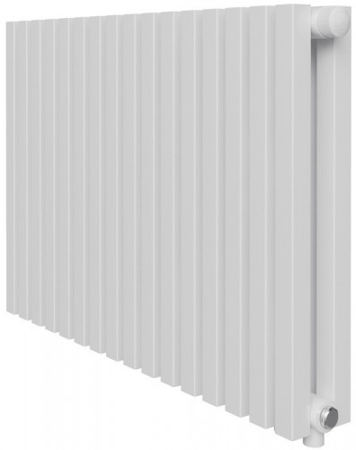 Стальной трубчатый радиатор 2-колончатый Royal Thermo Shift Q30 VC2050 - 08 секц. RAL9016, нижнее 1/2