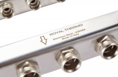 Для отопления Royal Thermo 1" ВР-3/4" НР, 10 выходов, нерж. (RTE 51.110)
