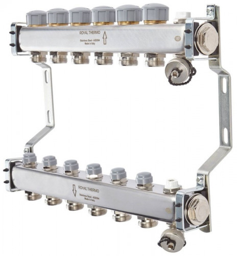 Для отопления Royal Thermo 1" ВР-3/4" НР, 5 выходов, нерж. (RTE 51.105)